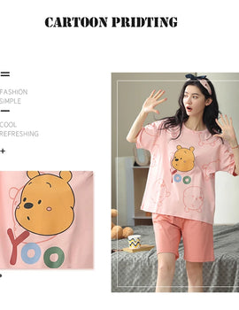 Women’s Winter Corduroy Cotton Pajama Set – Cute, Comfortable, Loose Long Sleeve Loungewear