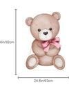 18/36inch Bear Cutout for  Shower Decorations We can Bearly Wait Bear Mosaic Board for Birthday Welcome  Backdrop Decor