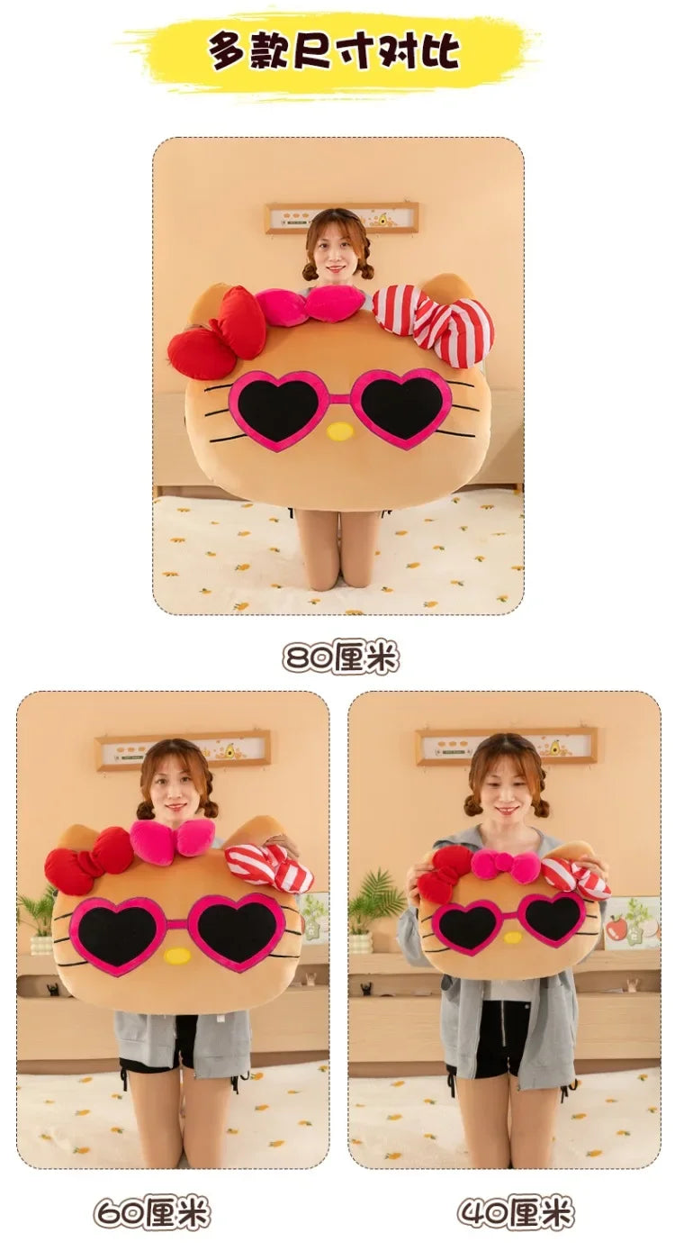 Black Cat Character Plush Stuffed Doll Pillow Toy
