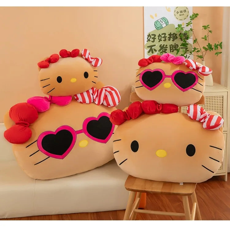 Black Cat Character Plush Stuffed Doll Pillow Toy