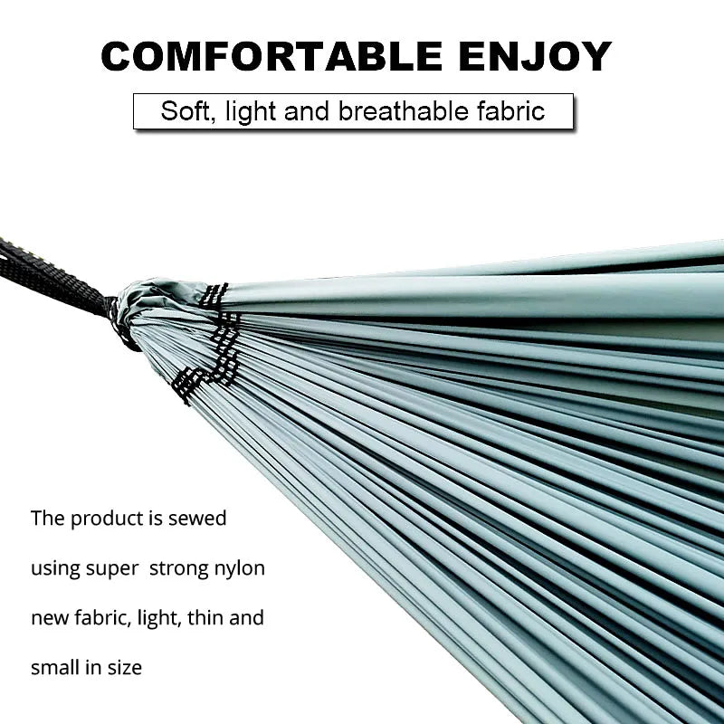 300x140cm Lightweight Portable Hammocks Camping Nylon Parachute Hammocks for Backpacking, Travel, Beach, Backyard, Hiking