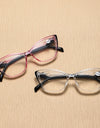 Retro Plastic Cat Eye Reading Glasses Cleat Lens Anti Blue Light Presbyopia Hyperopia Men Reading Eyeglasses +1.0 +1.5