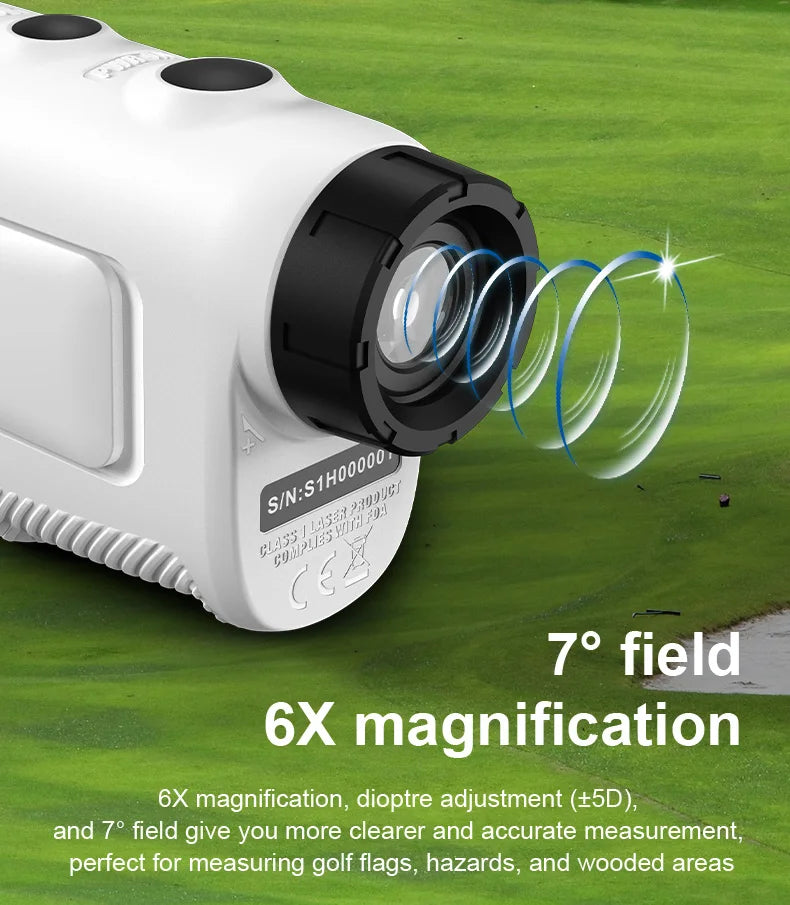 Laser Rangefinder Golf  PF2E 600M Golf Laser Distance Professional Golf Range Finder support DIY