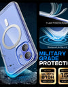 For iPhone 16 Plus Case with Camera Control Capture Button UB Mag Slim Clear Shockproof Magnetic MagSafe Phone Case