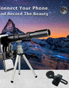 10-300x40 Zoom Telescope HD 4K Portable Strong Binoculars Long Range Professional Monocular BAK4-Prisms For Hunting Camping