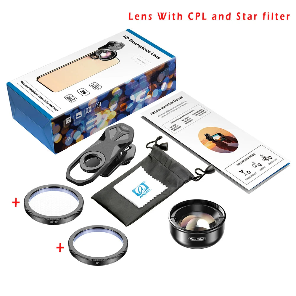 100mm Macro Smartphone Camera Lens with Universal Clip