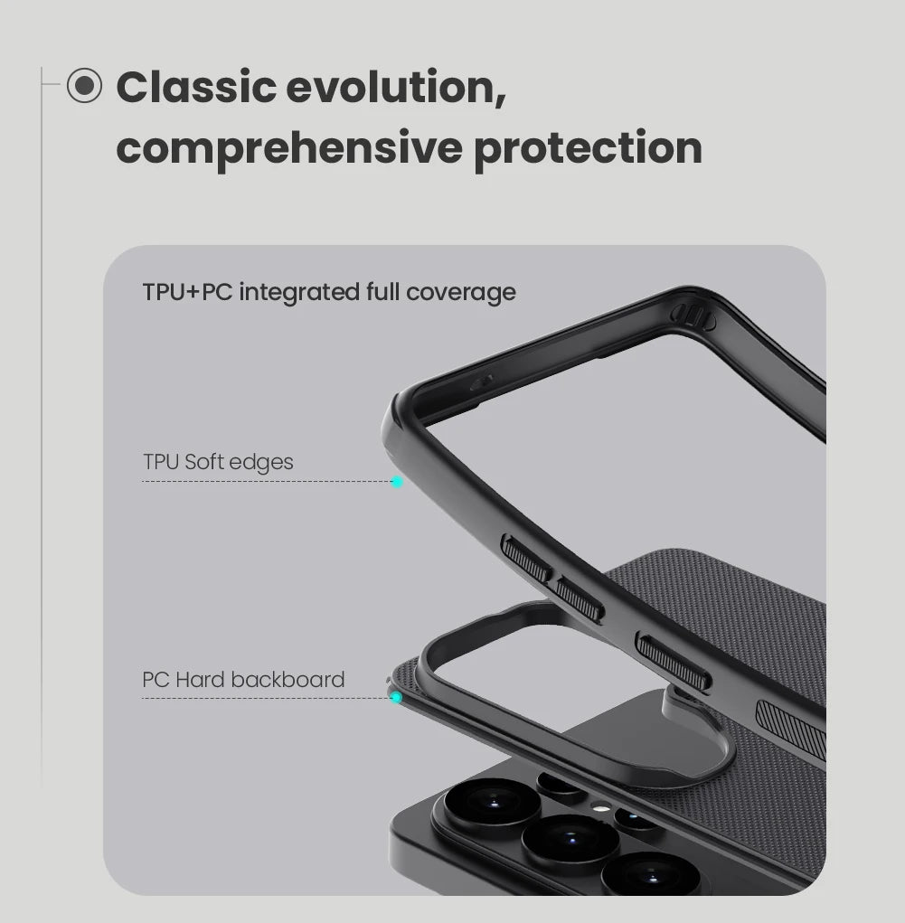 Magnetic Frosted Shield Pro Case for Samsung Galaxy S26 Ultra / S26 Plus – PC + TPU Shockproof Anti-Scratch Phone Cover