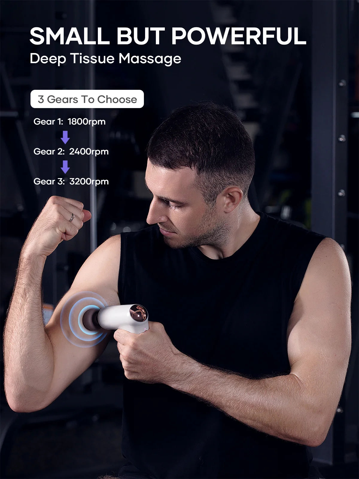 Breo Lucky 7 Massager  with Heat Muscle Low Noise Type-C