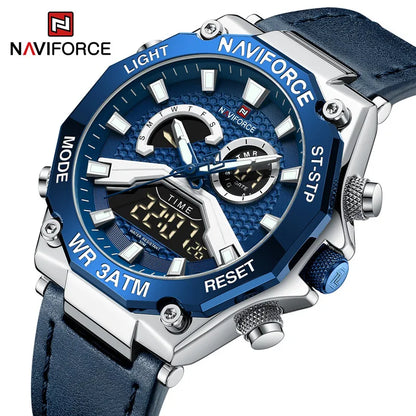 Watches Luxury Quartz Sport Leather Strap Wristwatch Waterproof Luminous Clock Male