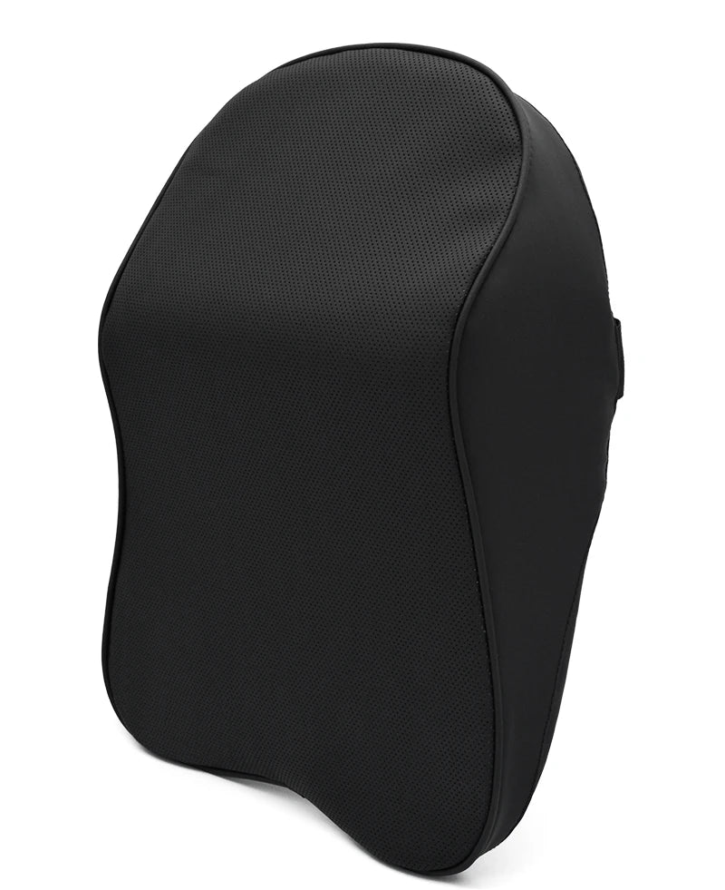 3D Nappa Leather Memory Foam Headrest Car Neck Pillow Support Neck Rest Pillow for Car Pain Relief Travel Neck Support