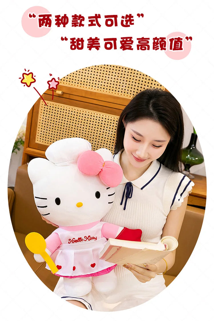 Cute Cat Character Plush Stuffed Doll Pillow Toy