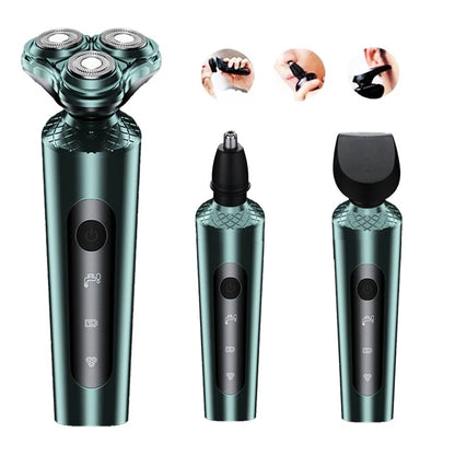 Xiaomi Electric Shavers Men Waterproof Wet Dry Use Electric Trimmer Razor Rechargeable Battery Rotary Shavers Machine Shaving