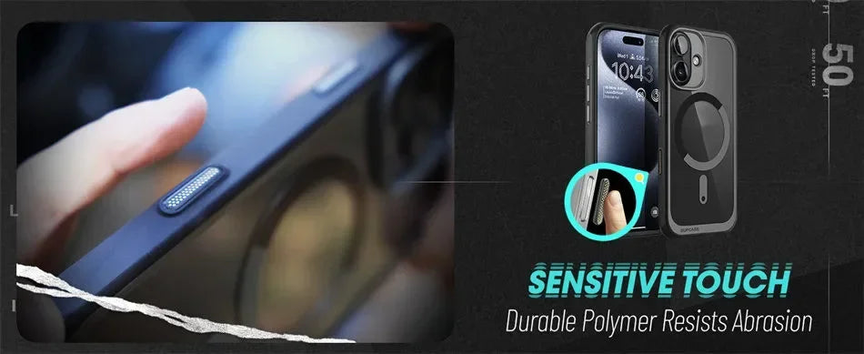 For iPhone 16 Case with Camera Control Capture Button UB Mag Slim Shockproof Protective  MagSafe Phone Case