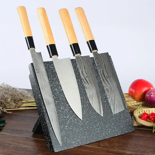 Foldable Kitchen Magnetic Knife Holder Home Restaurant Knife Block Chef Japanese Sushi Cleaver Slicing Magnet Knife Stand Tools