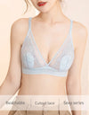 Women’s Lace Transparent Rabbit Ears Push-Up Bra – Soft, Thin, Wire-Free Bralette