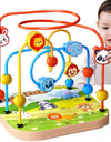 Montessori  Toys Wooden Roller Coaster Bead Maze Abacus Math Toys  Early Educational Toys for  1-3 Years