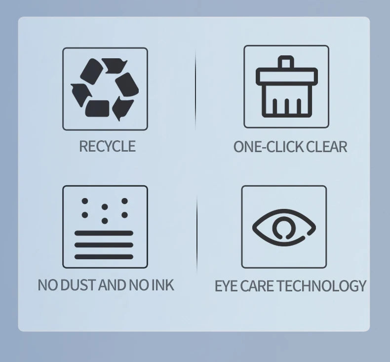 6.5 Inch Leather Case for Magic Tablet Full Screen Handwriting Induction Drawing Blackboard Erasable Meeting LCD sketches Pad