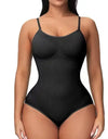 1 Piece Solid Seamless Shaping Shapewear Bodysuit, Tummy Control Butt Lifting Slimmer Body Shaper, Women's Underwear & Shapewear