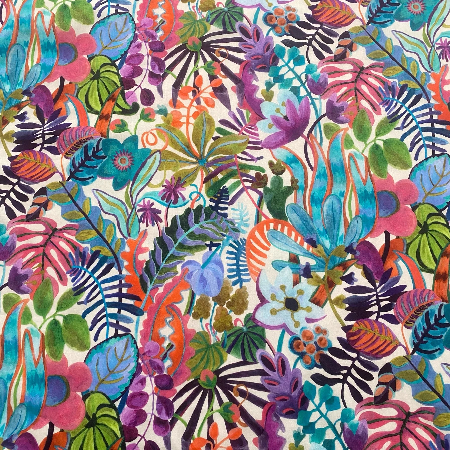 1/2/5M 100% Cotton tana lawn fabric 80S Like Liberty Jungle trip Fabric Sewing children's clothes shirt dress handmade DIY Cloth