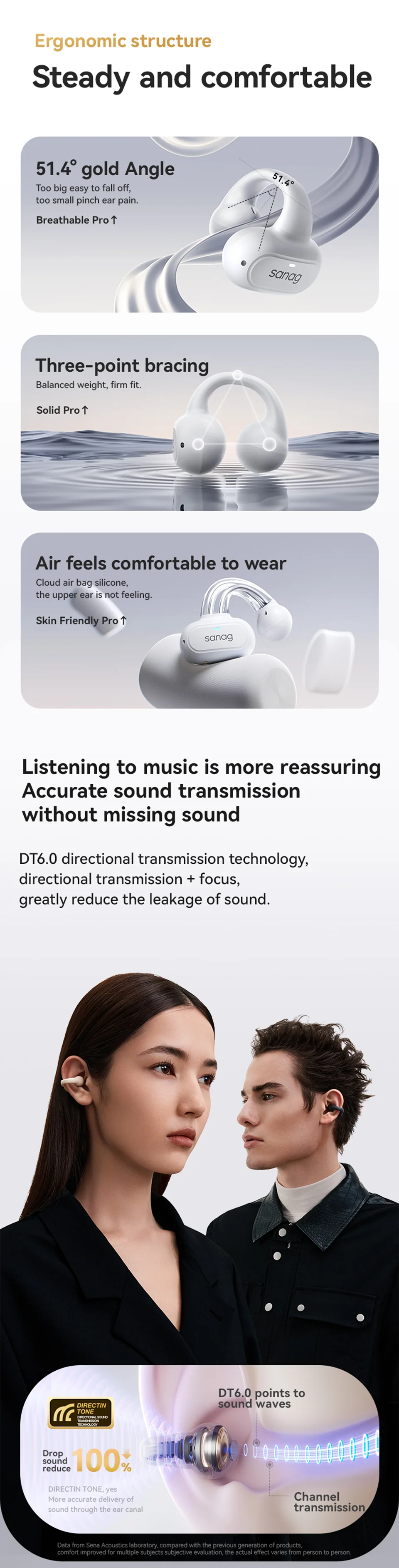 Z50S Open Ear Air Conduction TWS Earphones Bluetooth Wireless Headset Choice Flash-sale Sports Waterproof Ear Clip Earbuds