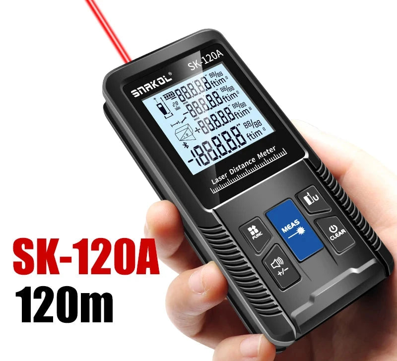 Laser Distance Meter 40m 50m 70m 100m 120m Rangefinder Digital Range Finder Trena Roulette Ruler Distance Measuring Tape