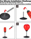 Stress Buster Desktop Punching Bag With Suctions PU Inflatable Stress Relief Boxing Ball Muay Tai MMA Exercise Sports Equipment