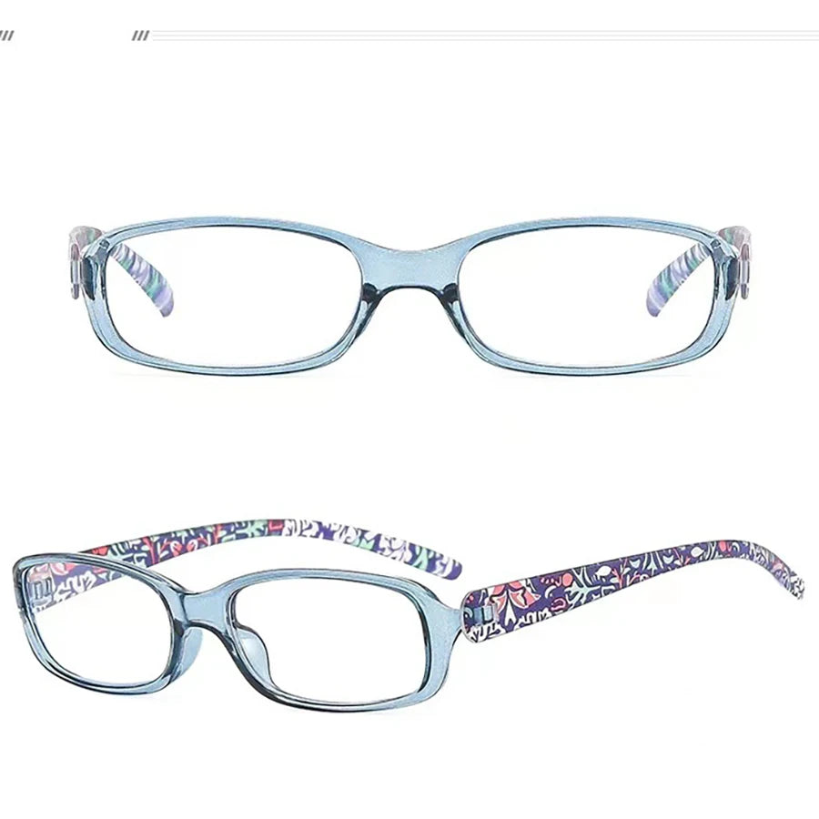 Reading Glasses Women Full Frame Printed Retro Anti Blue Light Presbyopia Hyperopia Read Eyewear +1.0 +2.0 +3.0 +4.0
