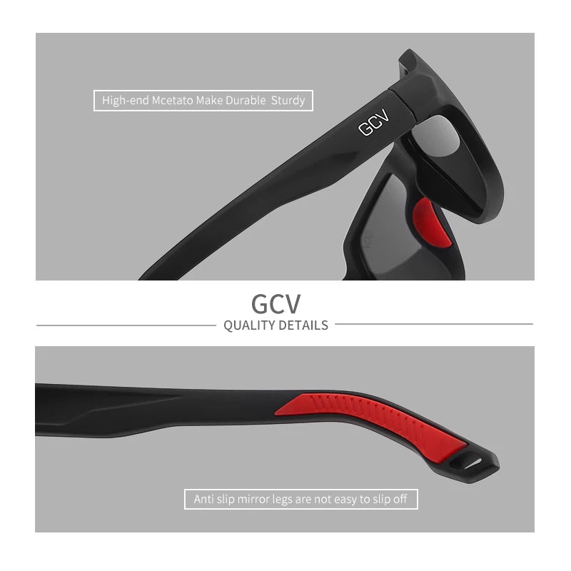 TR90 Polarized Photochromic UV400 Mirror Sports Fishing Driving Sunglasses for Men Women