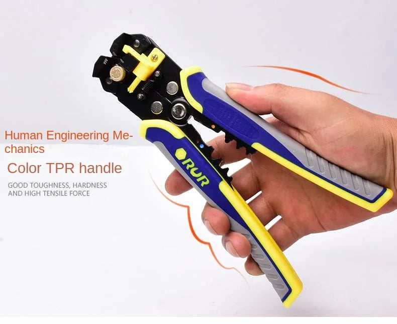 Handheld Wire Stripper Quick Copper Wire Stripping Tool Decrustation Plier Adjustable Electric Wire Cable Peel Electrician Cut