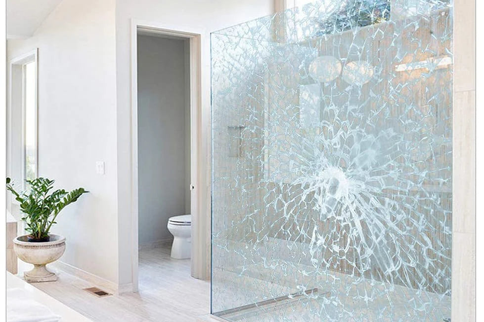 3 Metre Clear Safety & Security Window Film Anti Shatter Glass Protection Sticker Transparent Explosion-Proof Film Self-Adhesive