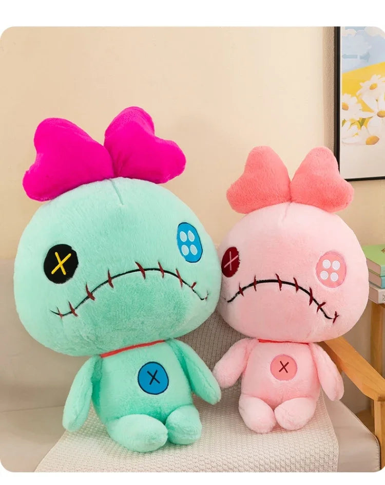 Oversize 100cm Disney Stitch Little Monster Friends Plush Toys Scrump Cartoon Soft Stuffed Dolls Plush Pillow Kids Birthday Gift