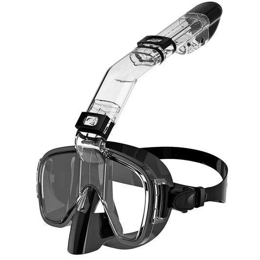 Underwater Snorkeling Half face Face Swimming Mask Set Scuba Diving Respirator Masks Anti Fog Safe Breathing for Adult
