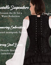Corset Top Underbust Bustier Gothic Clothes Steampunk Corsets Waist Trainer Belt Shaper Plus Size Corselet