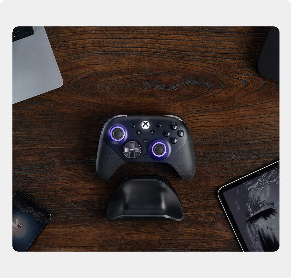 Wireless Gaming Controller with Swappable Parts and TMR Joysticks for Xbox and PC