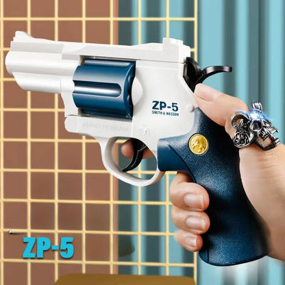 Soft Dart Bullet ZP5 Revolver Pistol Launcher Toy Gun Weapon Outdoor  Airsoft  Shooter Pistol