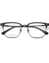 Ultra-light Comfortable Big Eyewear TR90 Pure Titanium Retro Square Optical Prescription Glasses Frame