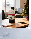 Outdoor Home Restaurant Snowman Atmosphere Night Light Christmas Decoration with Bluetooth V5.3 Speaker