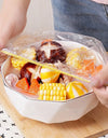 Reusable Disposable Food Cover Colorful Elastic Plate Fruit Cover Lids Fresh-keeping Food Wrap Bags Covers Kitchen Accessories