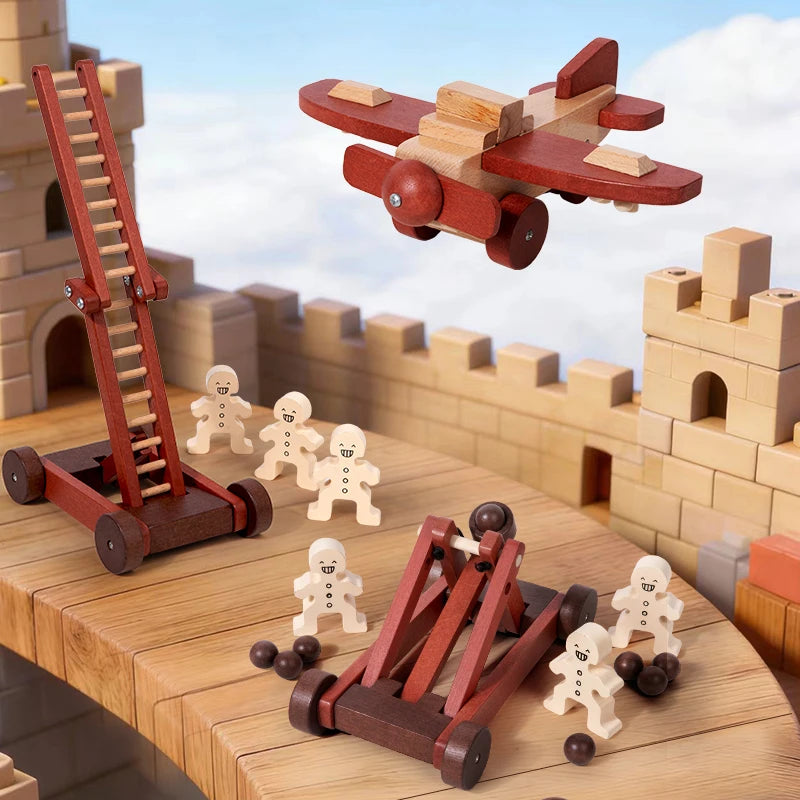 Wooden DIY Vehicle Assembly Toy Set