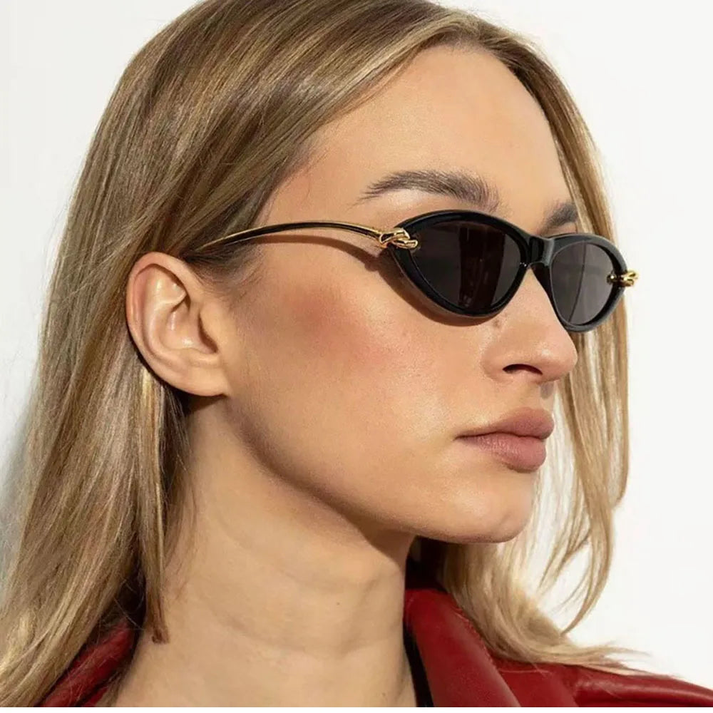 Vintage Cat Eye Sunglasses With UV400 Protection