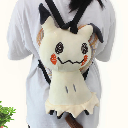 Kawaii Pokemon Plush Backpack Soft Cartoon Shoulder Bag
