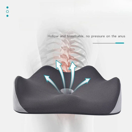 Ergonomic Memory Foam Seat Cushion for Office Car and Home