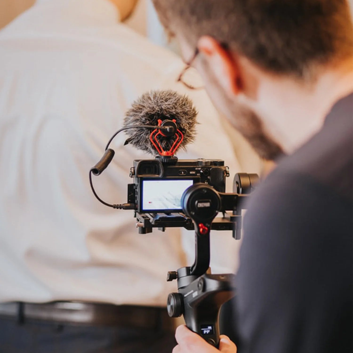 Professional Cardioid Shotgun Microphone for iPhone Android Smartphone PC Canon Nikon DSLR Camera Recording Vlog