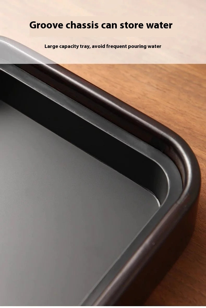 Tea Tray Household Small Dry Brewing And Draining Tea Set Office Tea Table Bamboo Tray Drainage Tea Tray Storage Tray