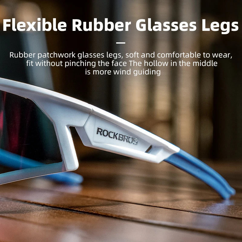 Bicycle Glasses Photochromic / Polarized Lens Bike Sunglasses Eyewear Sun Protect Sports MTB Road Adult Cycling Glasses