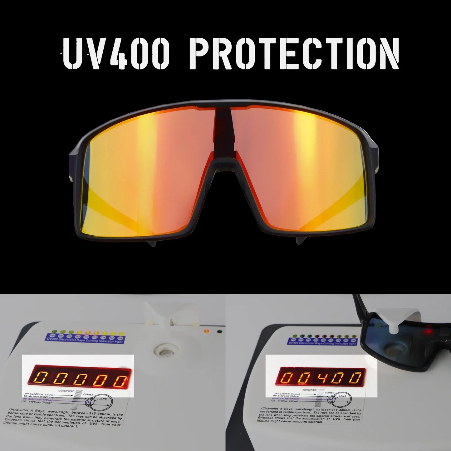 Polarized Cycling Sunglasses Road Bike MTB Sports Eyewear
