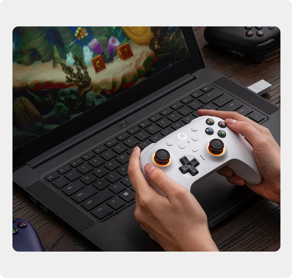 Ultimate 2 Wireless Gaming Controller with TMR Joysticks for PC and Android