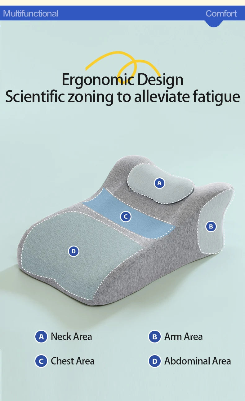 Lie On The Bed Sleeping Pillow Lie On The Bed Artifact Multifunctional Prone Position Lie Pillow Lie Sleeping Lie Pillow Cushion