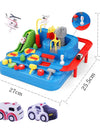 Car Rescue Adventure Rail Track Toy for Kids Racing Brain Educative Interactive Table Game Educational Toys Train Boy Girl Gifts