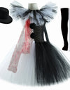 Killer Clown Costume for Girls Halloween Fancy Tutu Dress Blood Scary Art The Clown Terrifier Costume for  Carnival Clothes